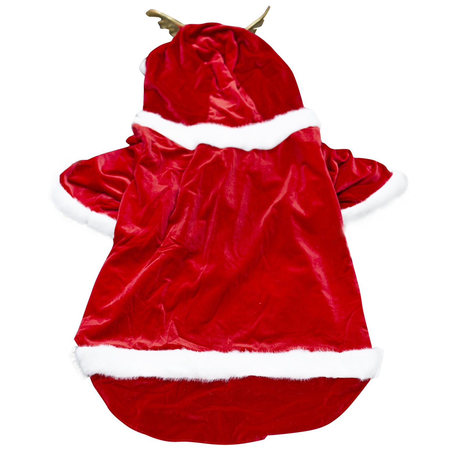 Christmas Dog Hoodie for Small Medium Large Dogs, Santa Claus Dogs Hoodie Christmas Cosplay Clothes Reindeer Dog Costume Outfits Pullover