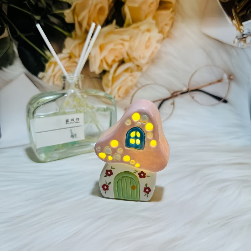 Handmade Ceramic Fridge Magnets The Glowing House Magnetically Attached