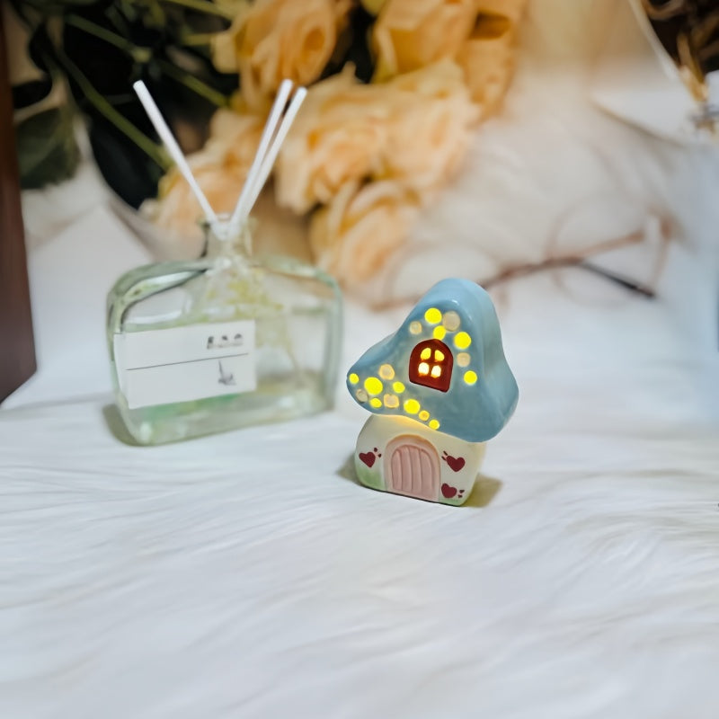 Handmade Ceramic Fridge Magnets The Glowing House Magnetically Attached