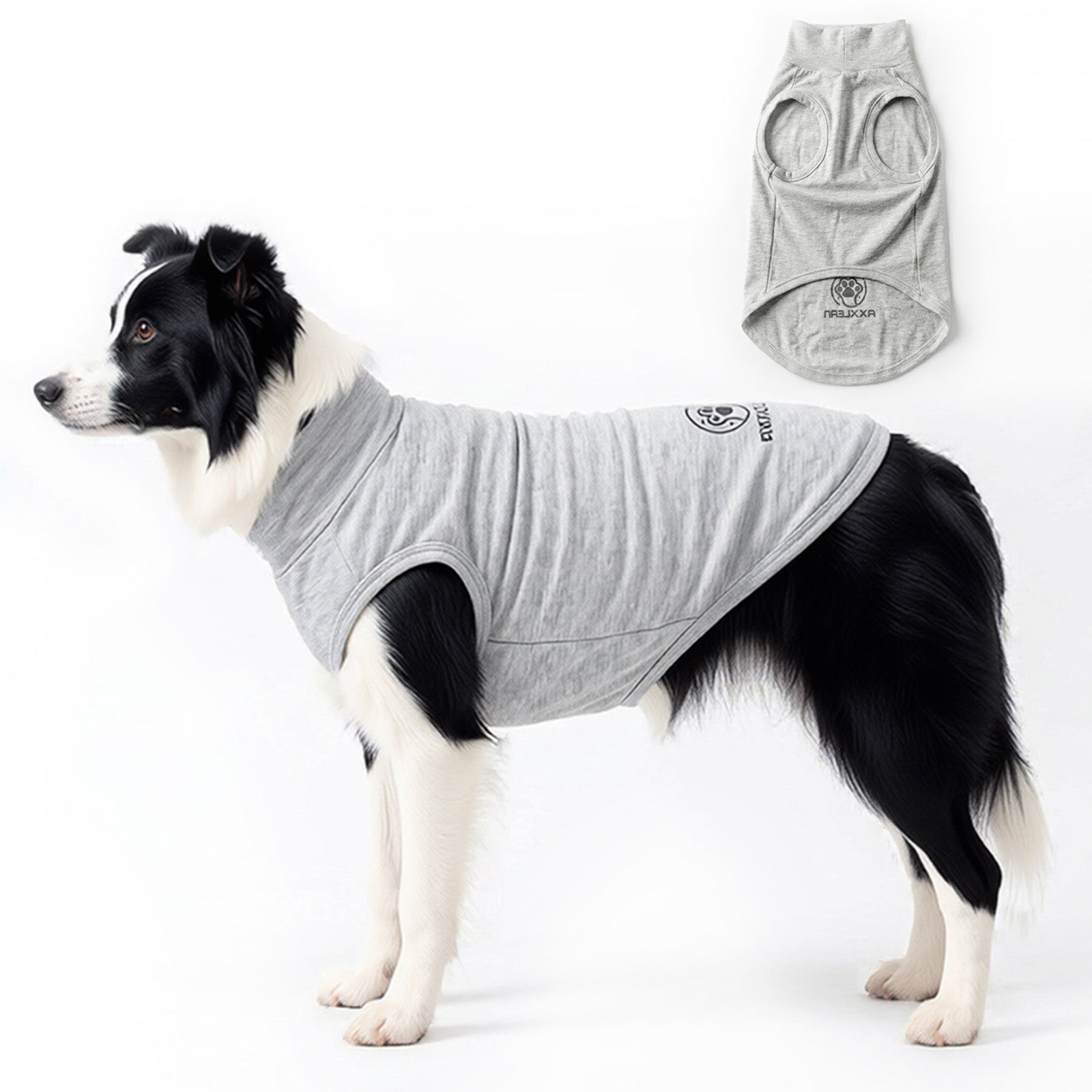 Axxlern Design 2PK Dog Shirts, Sun Protection Quick Dry Soft Dog T-Shirt,Stretchy Lightweight Sleeveless Dog Vest for Summer
