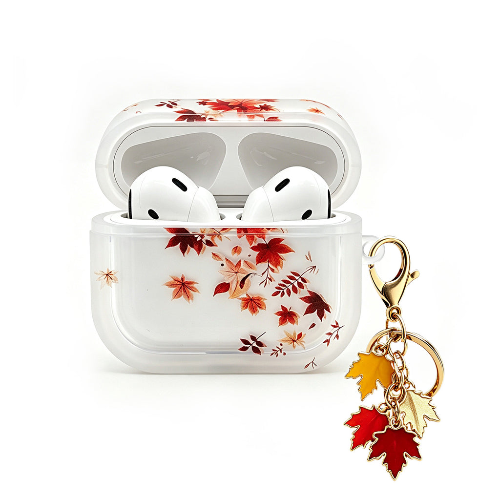 Axxlern Design AirPods Pro 2 Case,Cover with Maple Leaf Charm