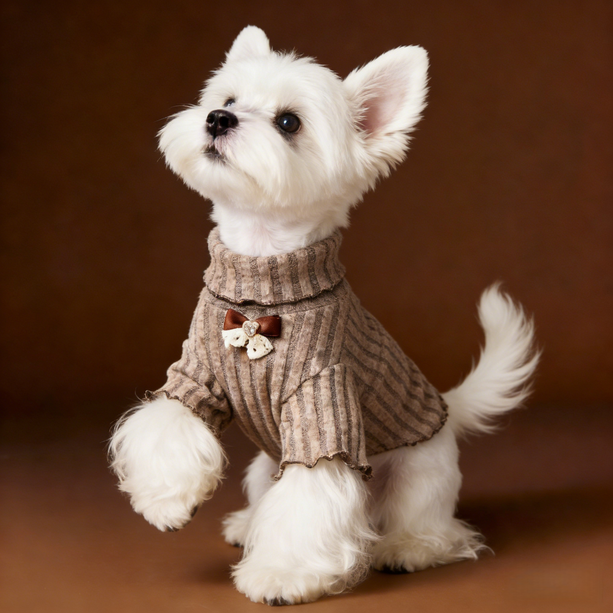 Warm Suede Sweater Dog Sweatshirt for Small Dogs - Puppy Clothing for French Bulldogs Bichons Maltese - Spring Winter Pet Clothes