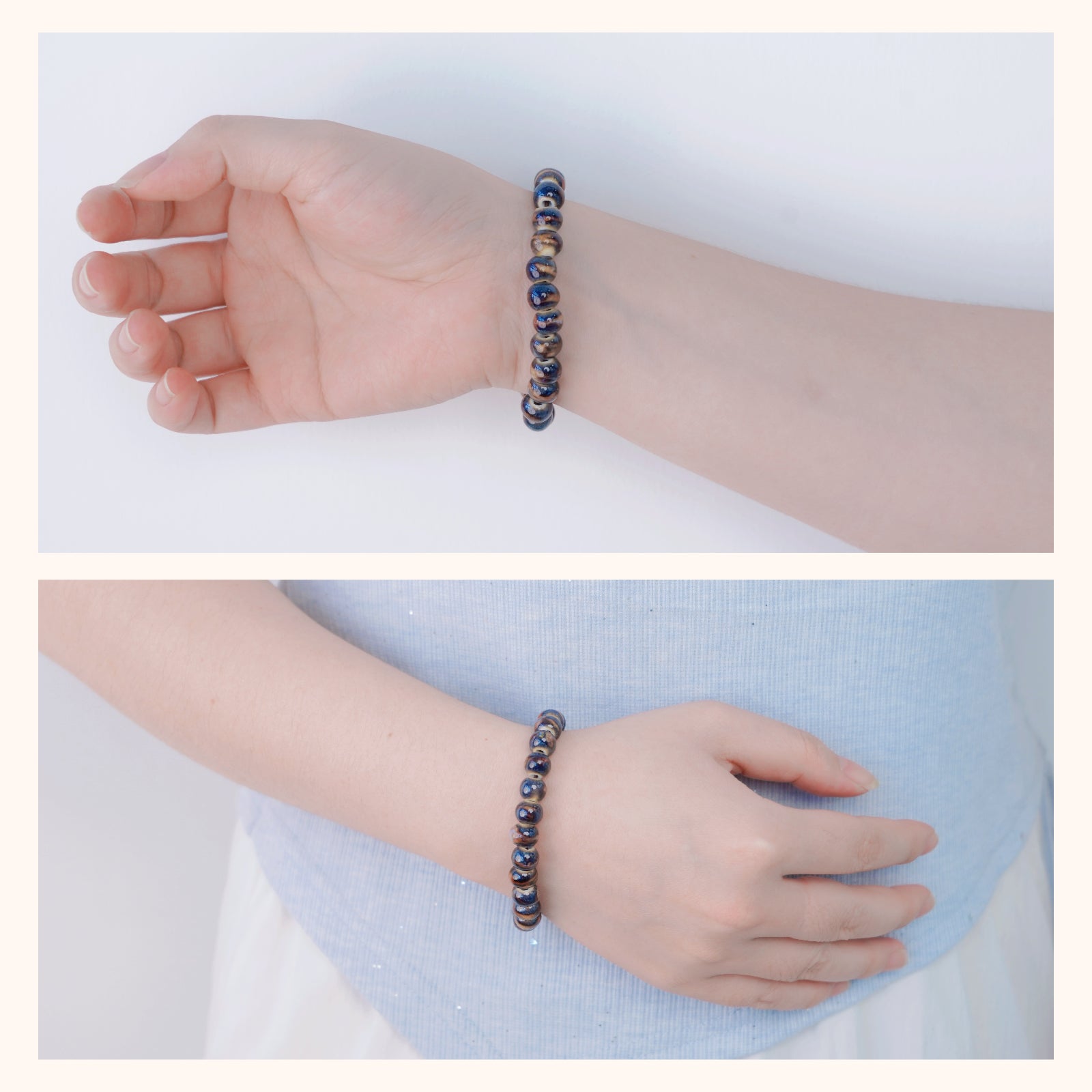 Friendship Bracelets Boho Stackable Bracelets for Women Bead Bracelets Stretch Bracelets for Women