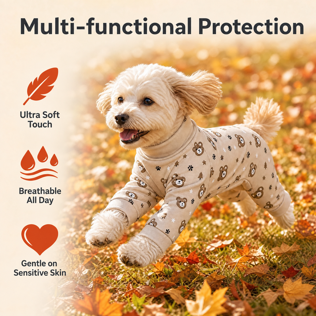 Axxlern Design Dog Pajamas for Small Dogs,Dog Recovery Suit