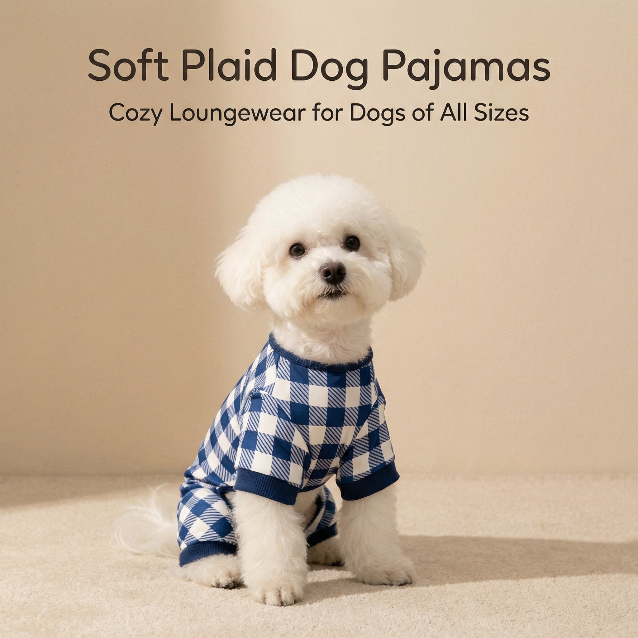 Axxlern Design Dog Pajamas for Small Dogs,Soft Dog Pjs for Small Dogs with 4-Way Stretch,Cozy Dog Onesie for Sleep & Recovery