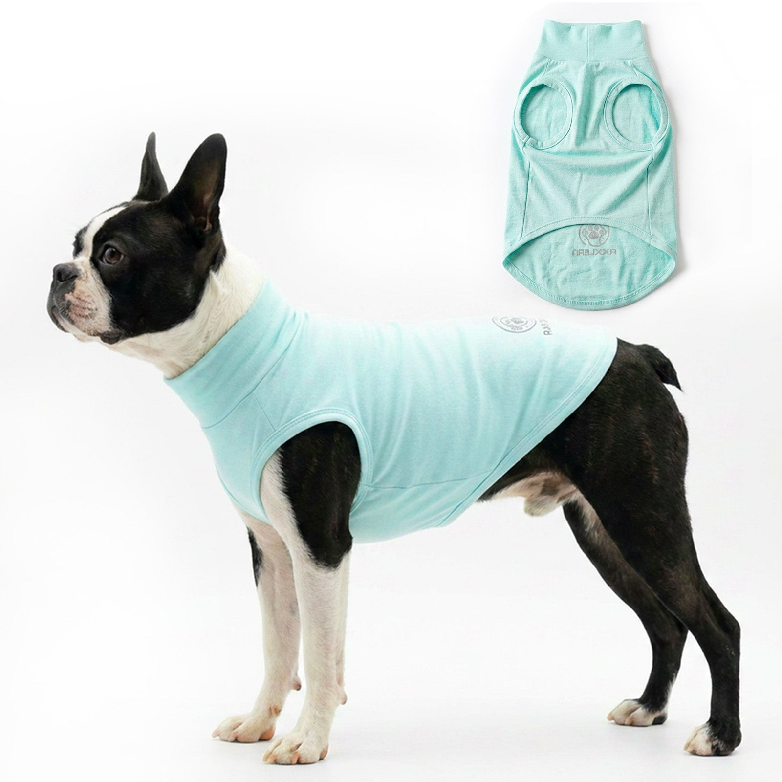 Axxlern Design 2PK Dog Shirts, Sun Protection Quick Dry Soft Dog T-Shirt,Stretchy Lightweight Sleeveless Dog Vest for Summer
