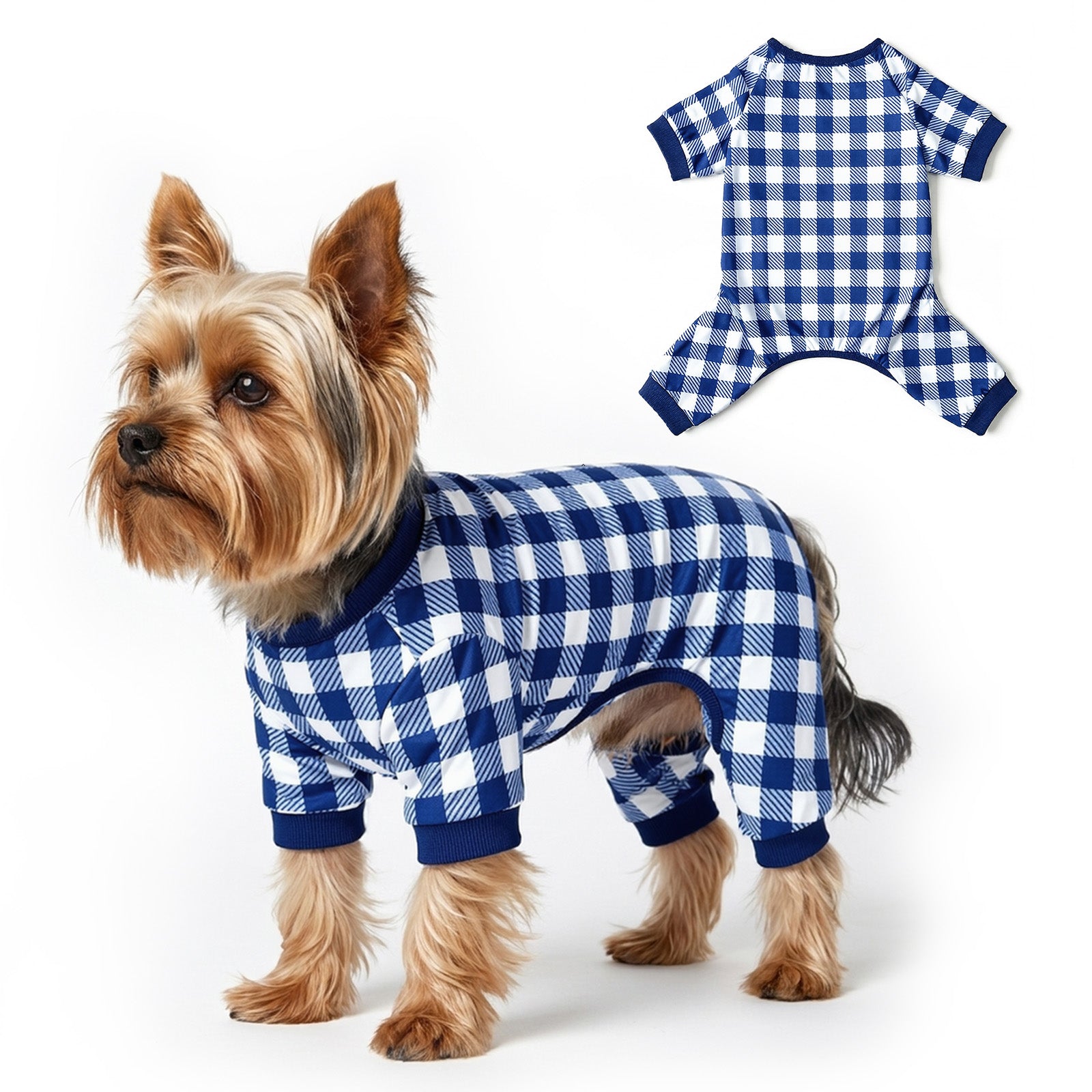 Axxlern Design Dog Pajamas for Small Dogs,Soft Dog Pjs for Small Dogs with 4-Way Stretch,Cozy Dog Onesie for Sleep & Recovery