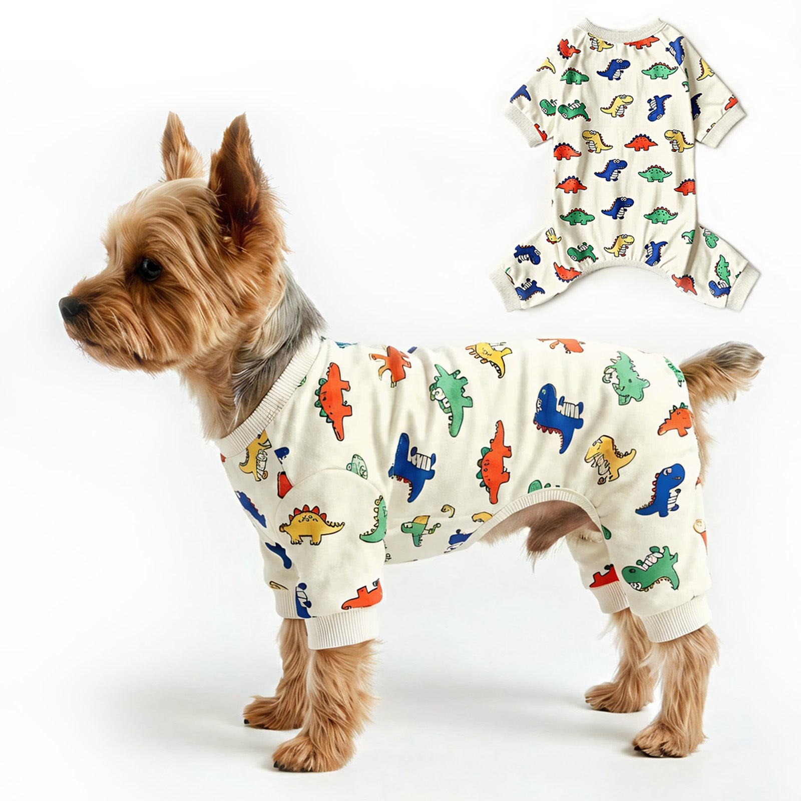Axxlern Design Dog Pajamas for Small Dogs,Soft Dog Pjs for Small Dogs with 4-Way Stretch,Cozy Dog Onesie for Sleep & Recovery