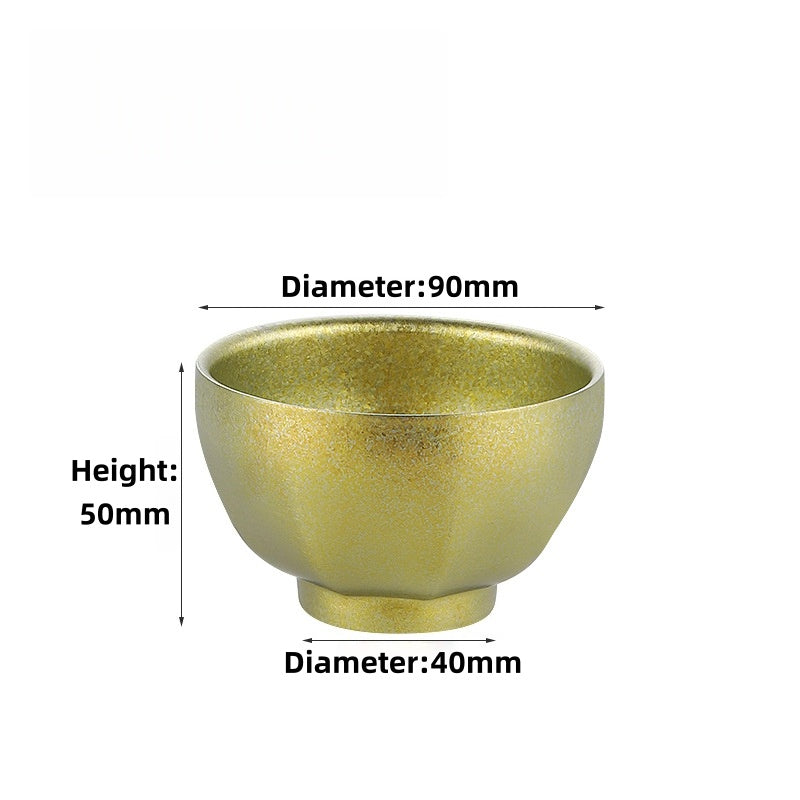 Handmade Double-Layer Pure Titanium Jianzhan Teacups, Heat-Resistant, 130ml Capacity, Multiple Colors Available for Unique Tea Drinking