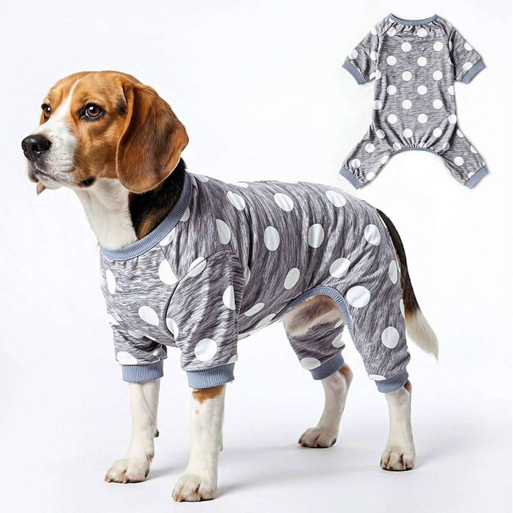 Axxlern Design Dog Pajamas for Small Dogs,Soft Dog Pjs for Small Dogs with 4-Way Stretch,Cozy Dog Onesie for Sleep & Recovery