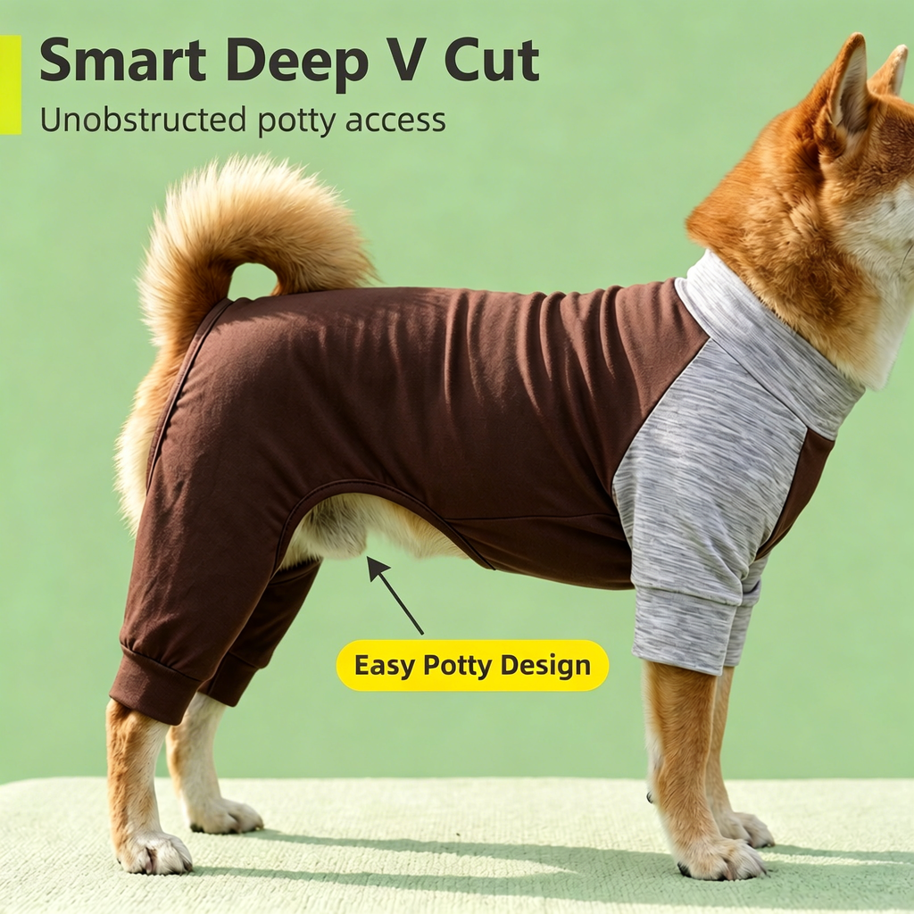 Axxlern Design Dog Pajamas,Dog Surgery Recovery Suit,Dog Onesie